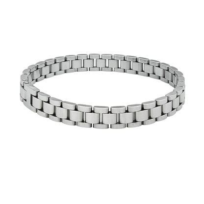 316L Kordon Silver Çelik Bileklik
