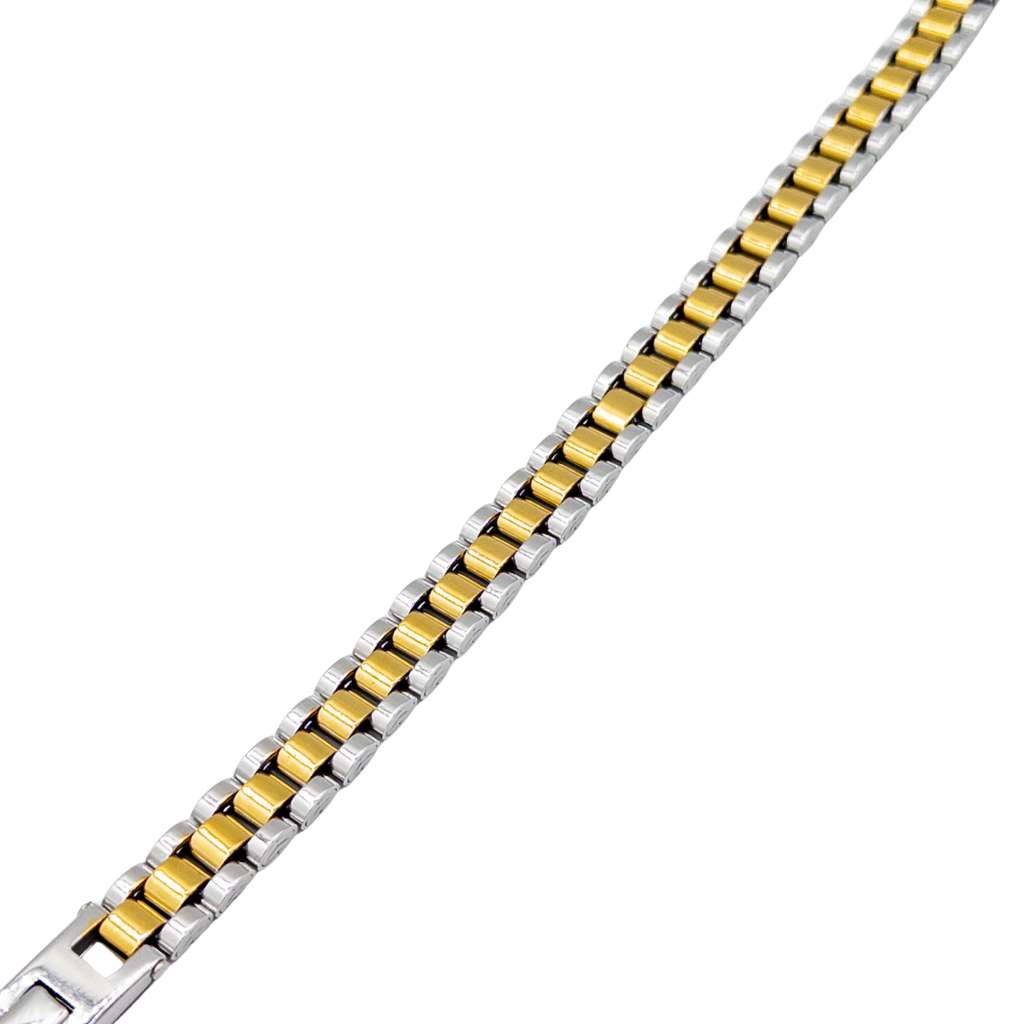 316L Kordon Gold Çelik Bileklik