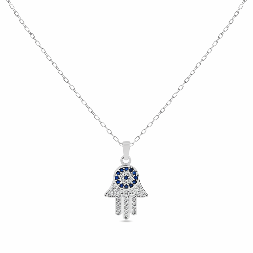 Hamsa Çelik Kolye