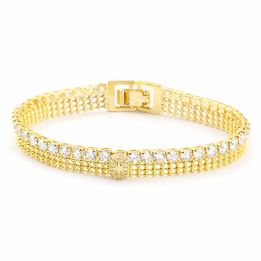 VIP 14K Zirkon Taş Bileklik